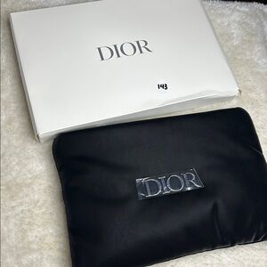 143 Dior Fluffy Black Clutch